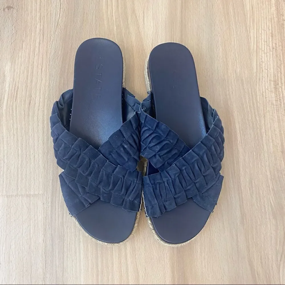 1. State Salyn Ruffle Espadrille Slide Sandal